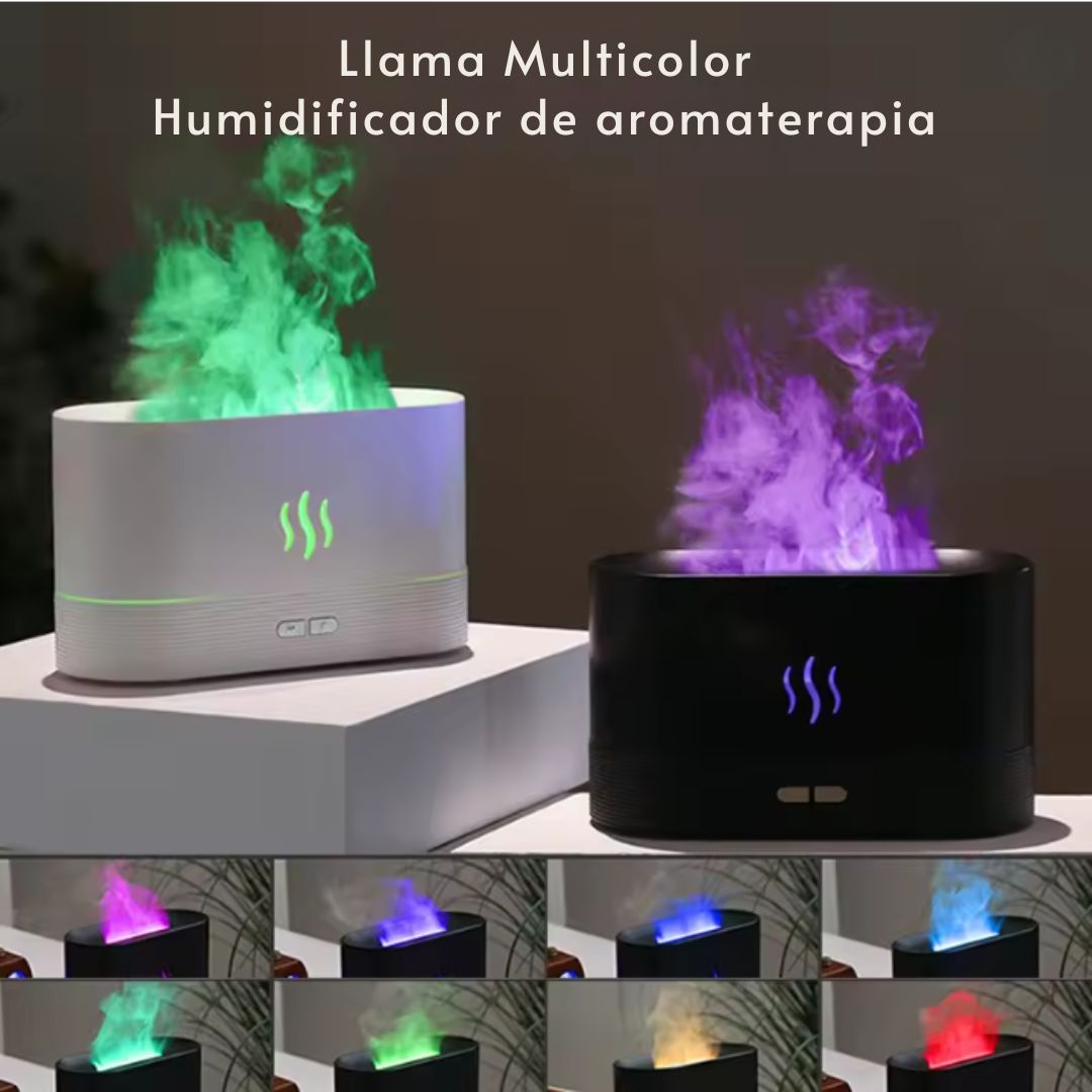 Difusor de Aroma con Efecto Llama – 200 ml 🔥🌿
