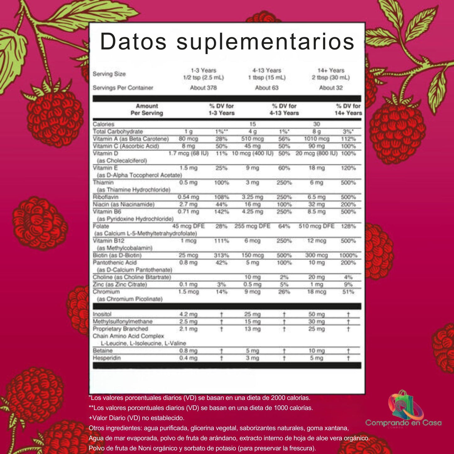 MaryRuth’s Multivitamínico Líquido de Mañana - Salud Natural para Todos 🍇🛡️