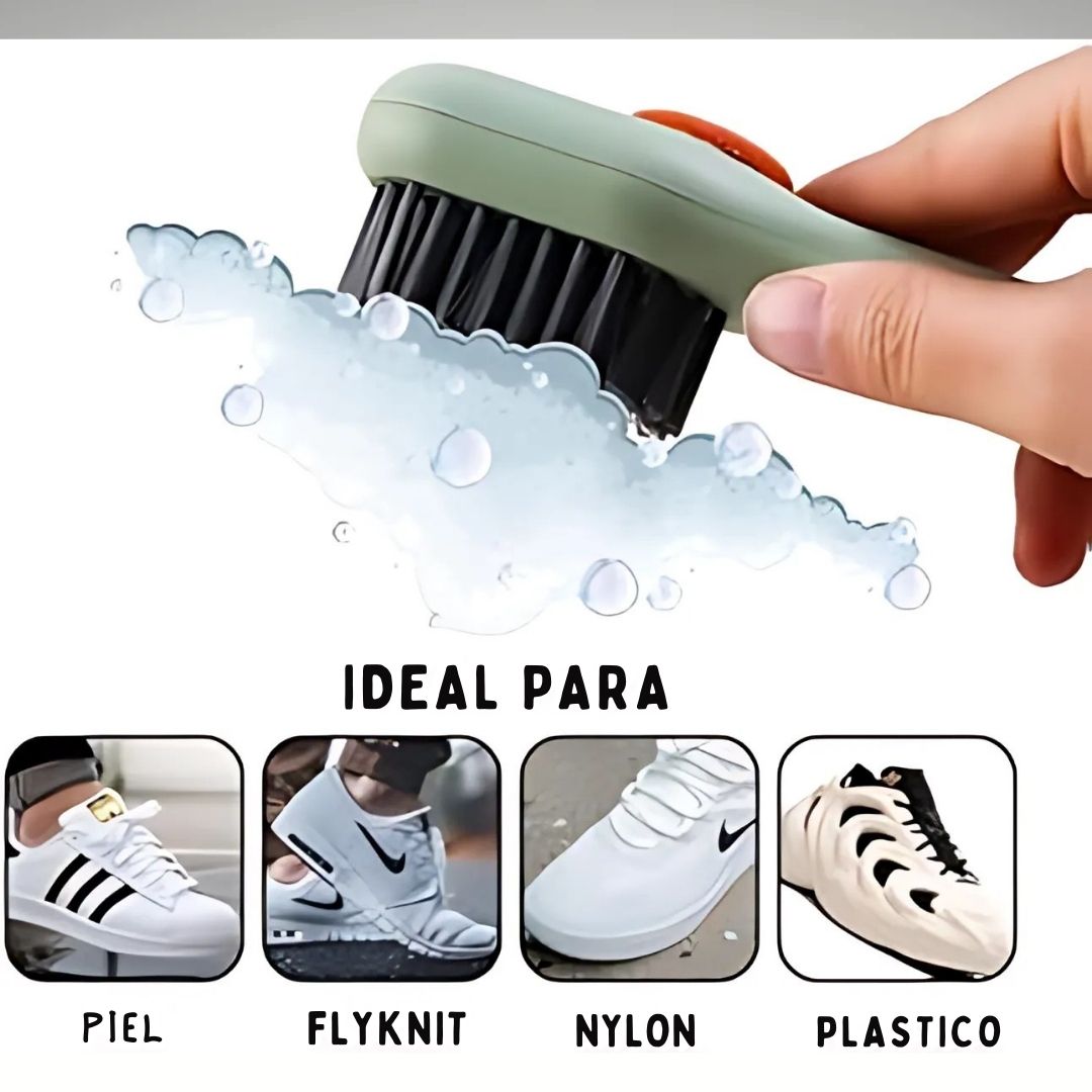 Cepillo Dispensador de Jabón 2 en 1 - CleanStep™ 🧼👟