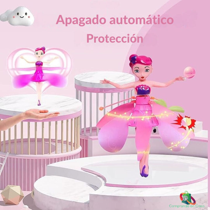 Muñeca Hada Voladora con Sensor de Movimiento - Magic Fairy Doll™ 🧚‍♀️✨