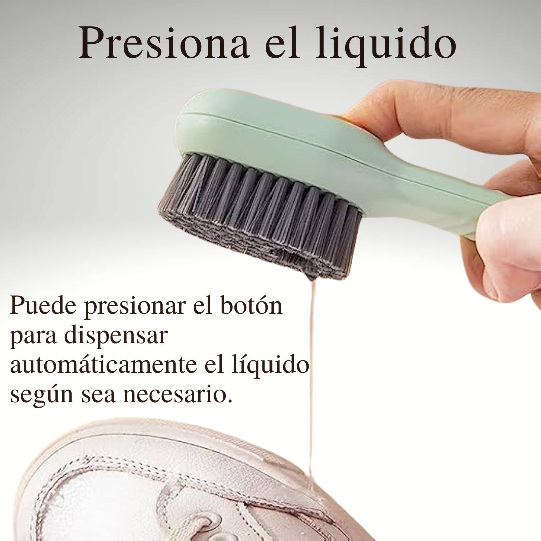 Cepillo Dispensador de Jabón 2 en 1 - CleanStep™ 🧼👟