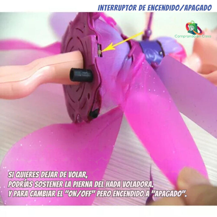 Muñeca Hada Voladora con Sensor de Movimiento - Magic Fairy Doll™ 🧚‍♀️✨