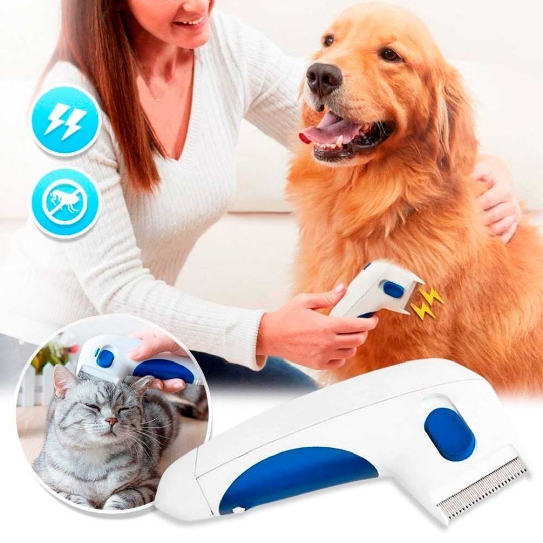 🐶✨ Cepillo Eléctrico Antipulgas - PetClean Pro™ 🐾⚡