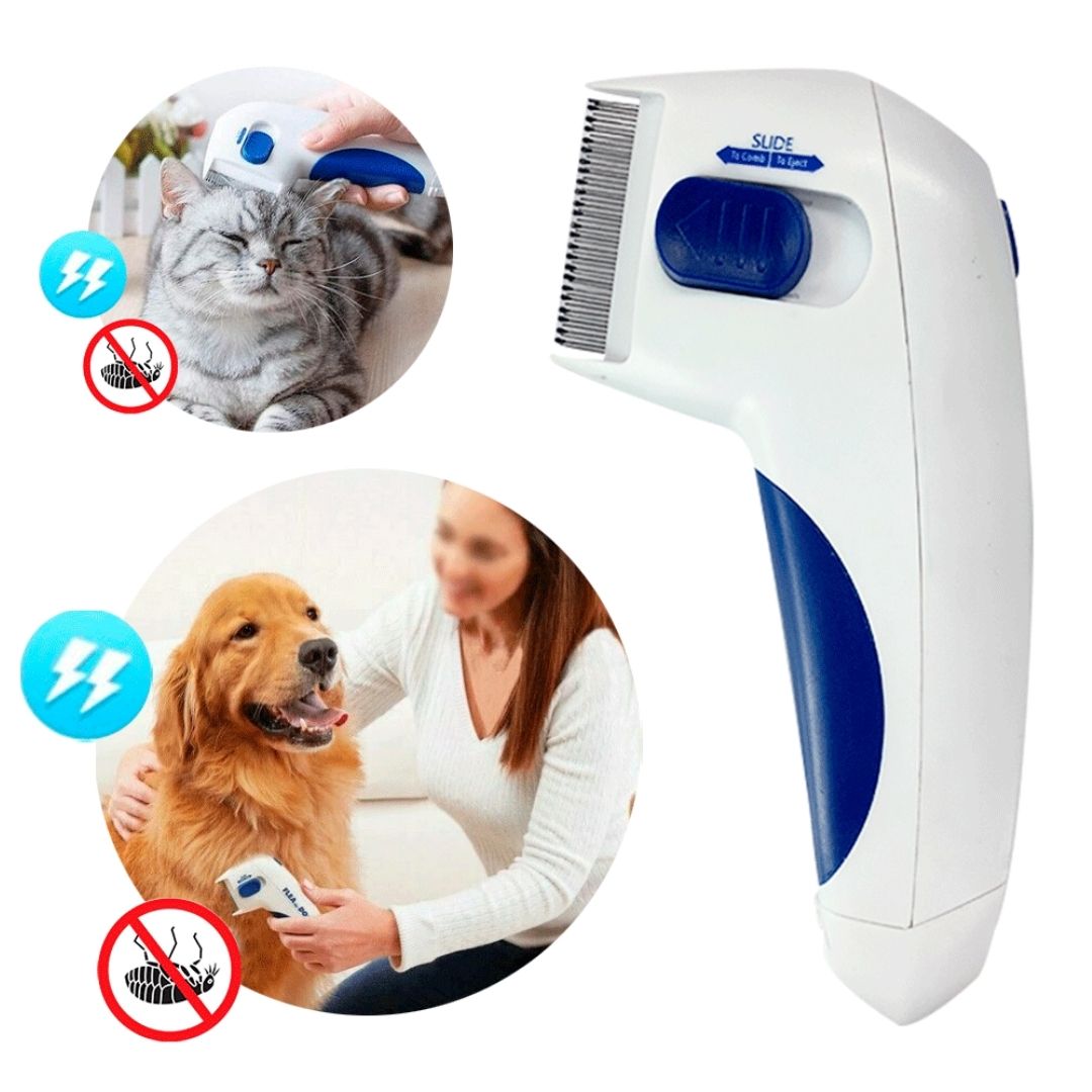 🐶✨ Cepillo Eléctrico Antipulgas - PetClean Pro™ 🐾⚡