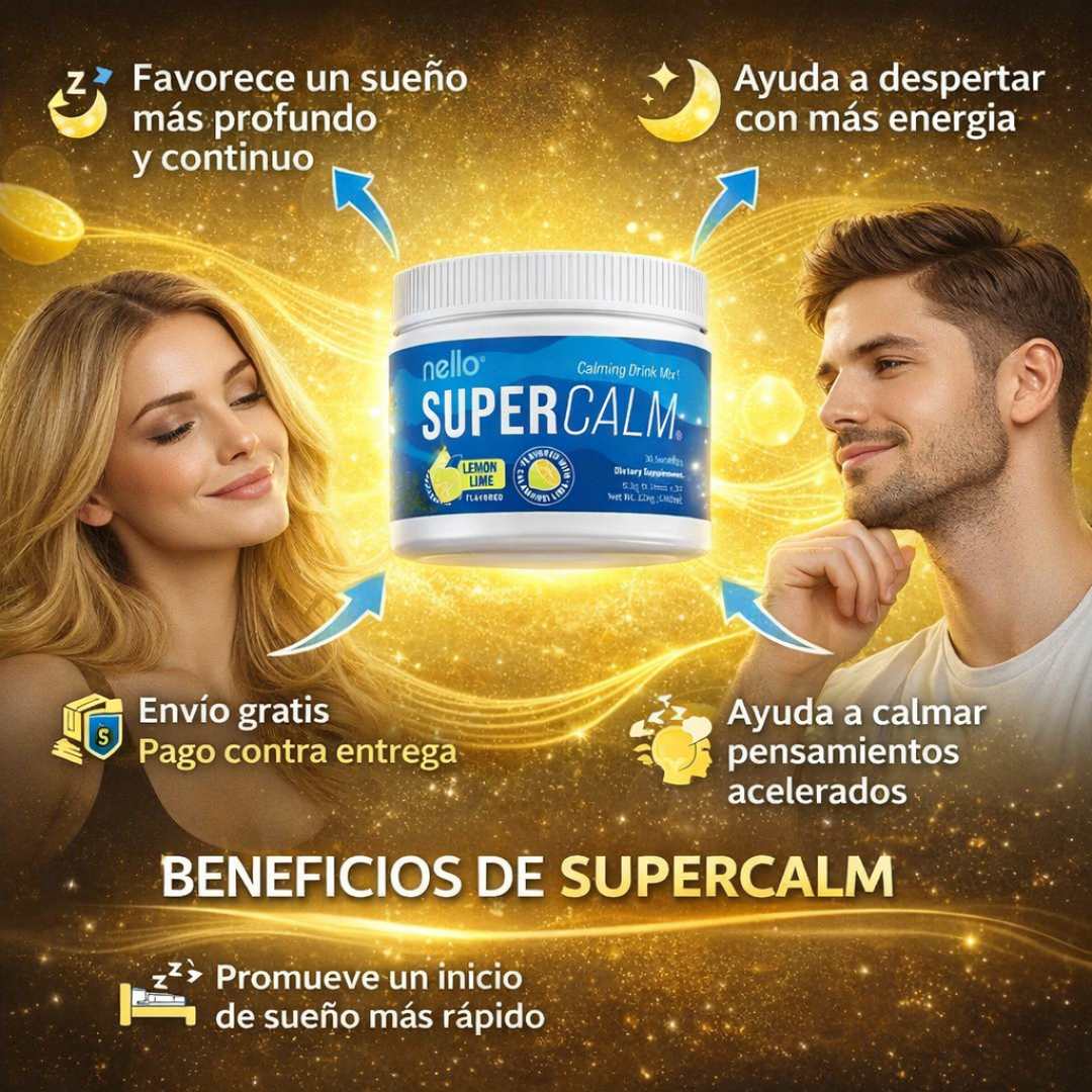 SuperCalm™ Limonada – Calma, Sueño y Enfoque Natural