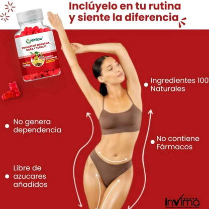 🍎 Gomas Vinagre de Manzana™ x60 – Apoyo digestivo en gomitas 🍬