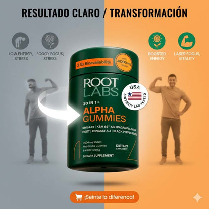 Alpha Pure Shilajit Gummies™ 10-in-1 – 4000 mg