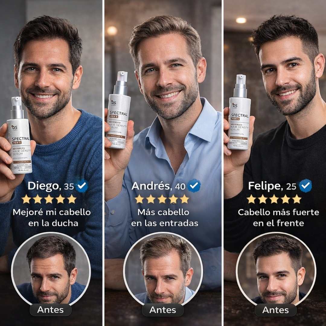 Ds Labs Spectral DNC-N™ – Suero Masculino Densidad Capilar 60ml 🧪