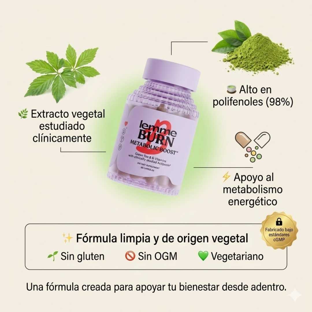 Lemme Burn Metabolic Boost™ 60 cáps – Activación AMPK 🌿