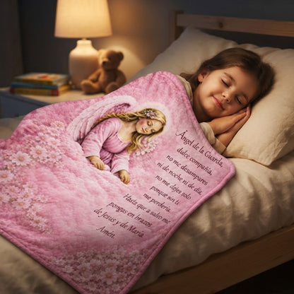 🧸🪽MANTA Cobija Ángel de la Guarda  – Dulces sueños y protección