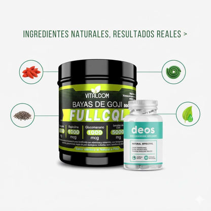 Vitalcom Combo Detox FULLCQL + DEOS – Limpieza Total 🌿
