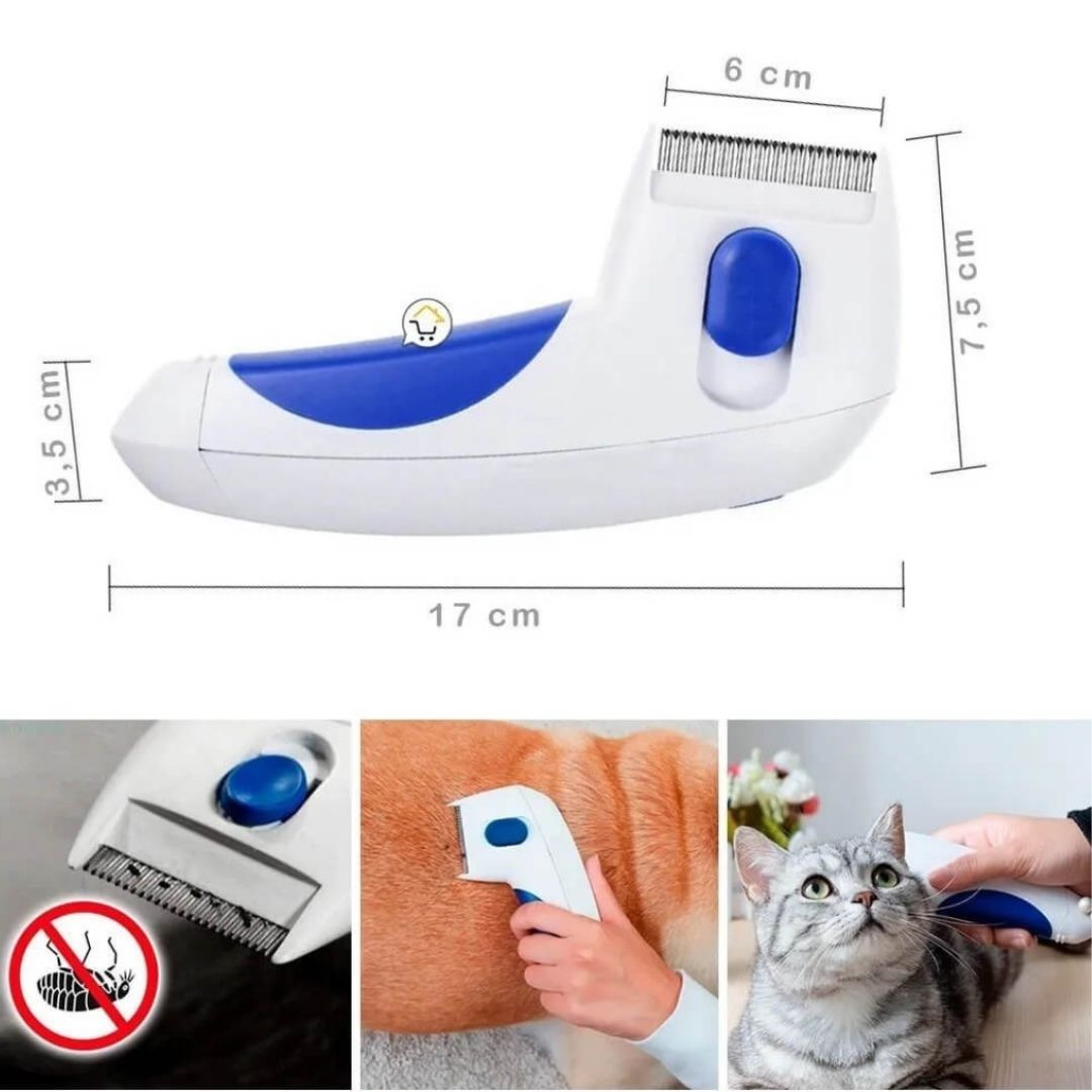 🐶✨ Cepillo Eléctrico Antipulgas - PetClean Pro™ 🐾⚡