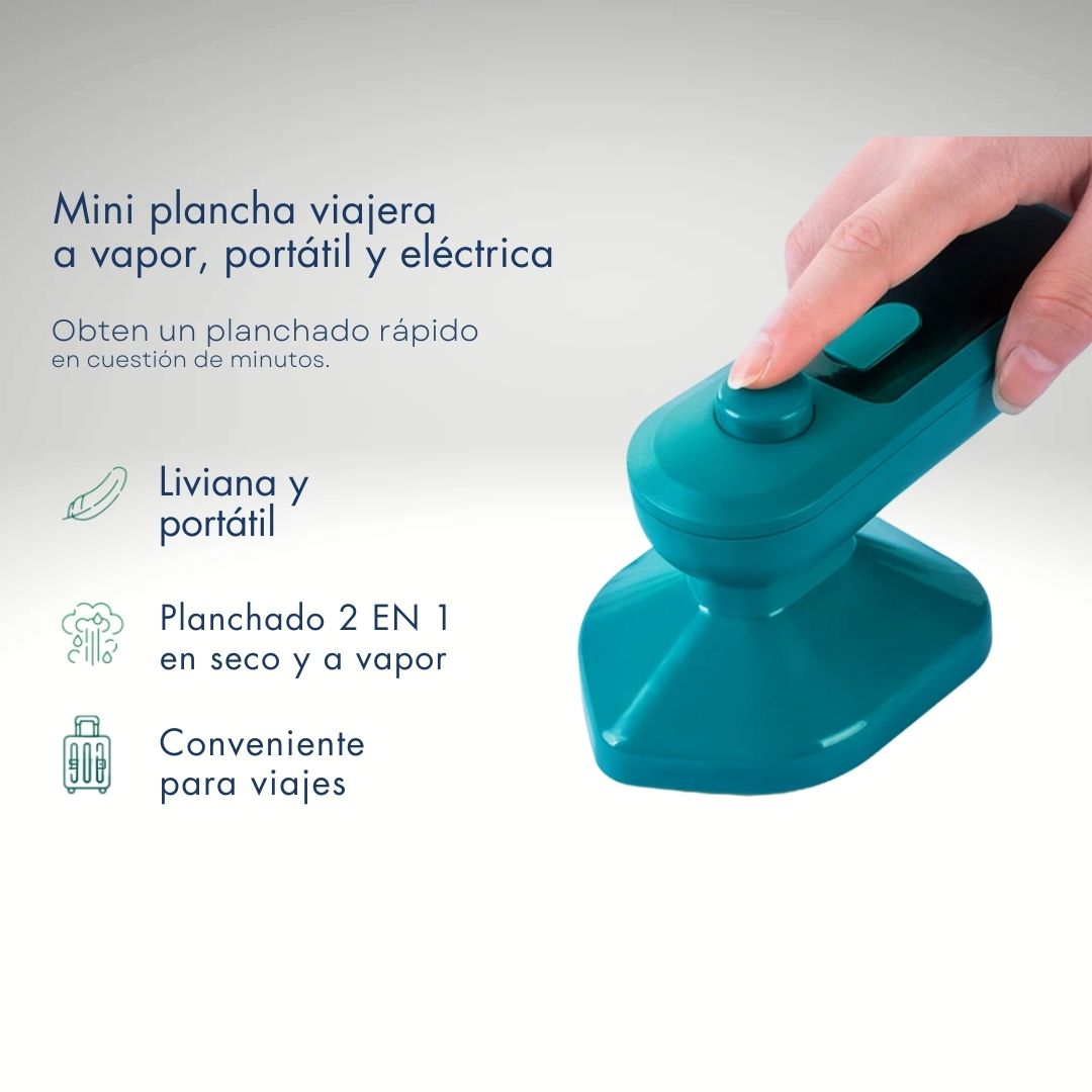 🧳 Plancha de Vapor Portátil 2 en 1 - SteamPro™ 🔥👔