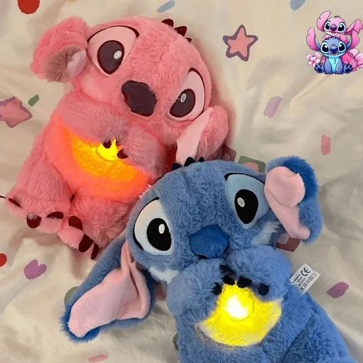 StitchDream™ – Peluche Relajante con Respiración y Luz ✨💙
