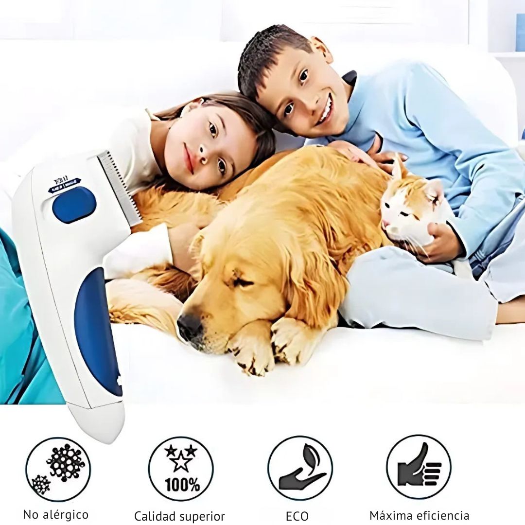 🐶✨ Cepillo Eléctrico Antipulgas - PetClean Pro™ 🐾⚡