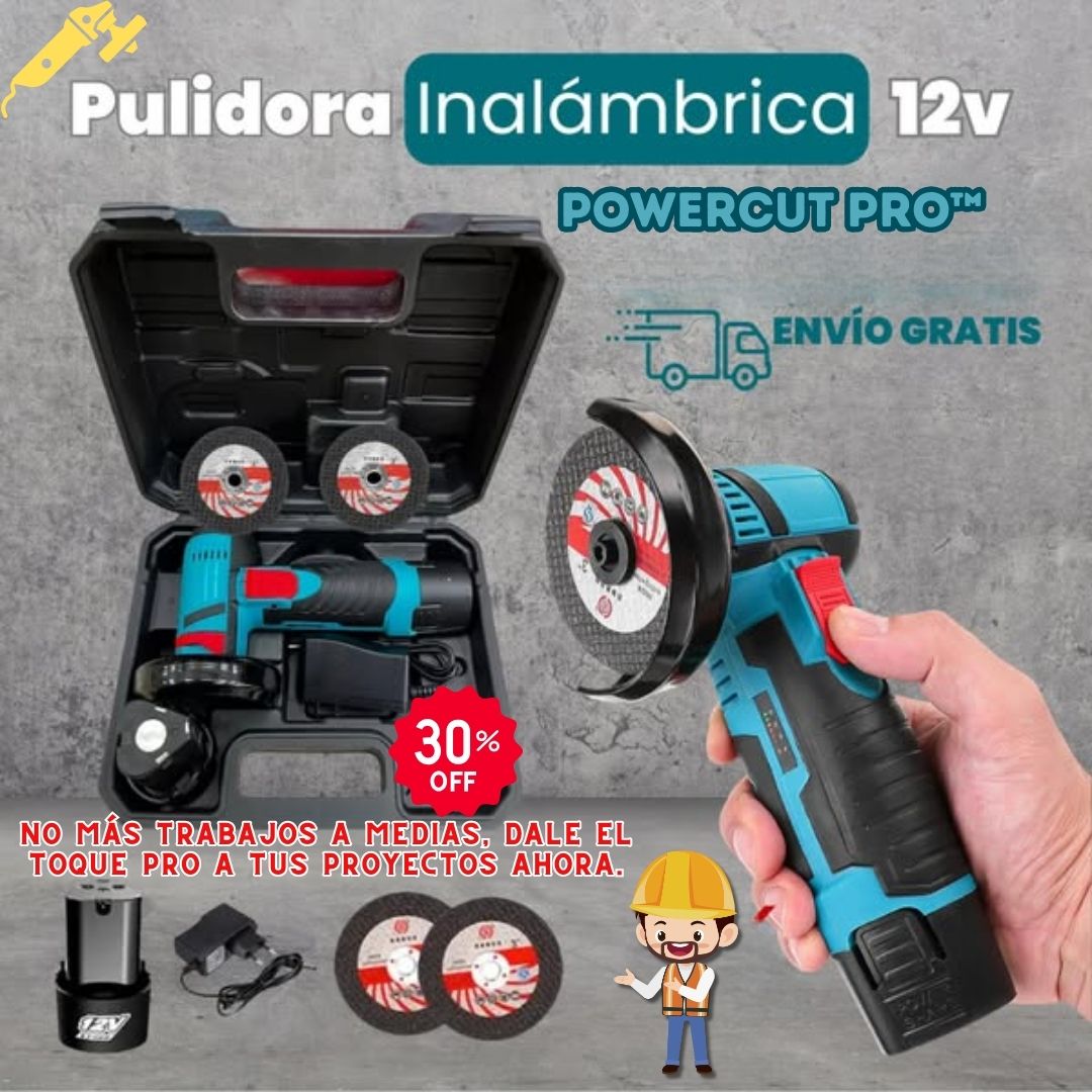 🛠️ Pulidora Inalámbrica 12V – PowerCut Pro™ 🔋✨