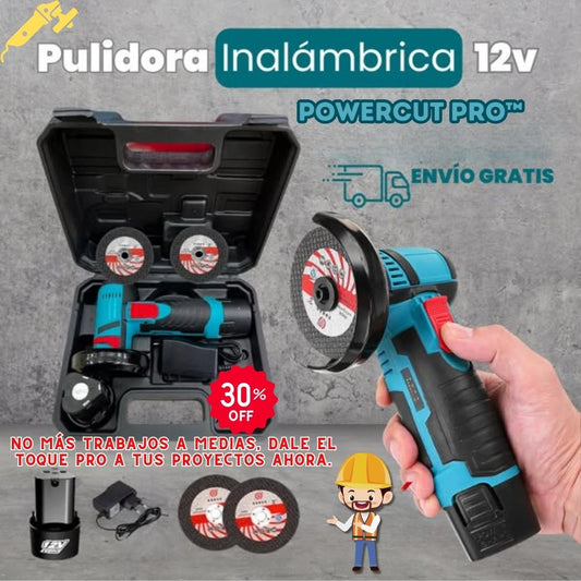 🛠️ Pulidora Inalámbrica 12V – PowerCut Pro™ 🔋✨
