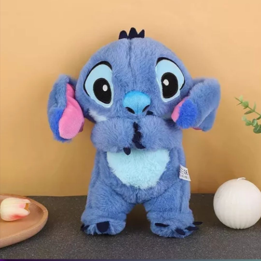 StitchDream™ – Peluche Relajante con Respiración y Luz ✨💙
