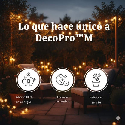 Luz led panel Solar DecoPro™ 10m – 450 LED 🌈