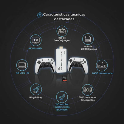Consola Retro M15™ 4K Pro (64GB) – Diversión clásica sin límites 🎮