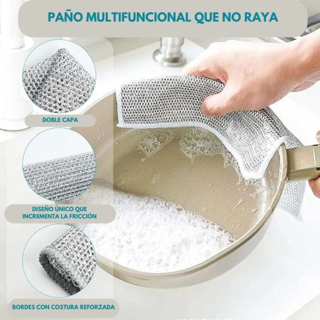Paños Microfibra Cocina™ Pack x 5 – Súper Absorbentes