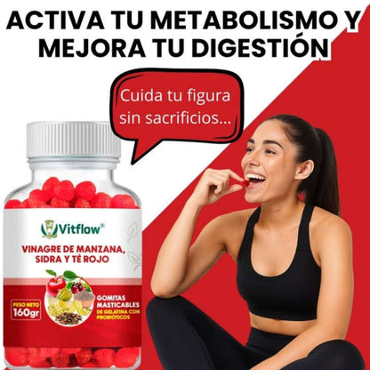 🍎 Gomas Vinagre de Manzana™ x60 – Apoyo digestivo en gomitas 🍬