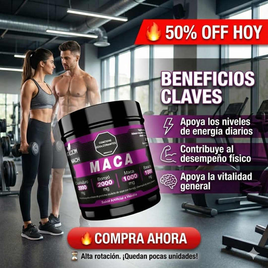 MACH™ Maca Energética 500 g – Energía Natural Diaria ⚡