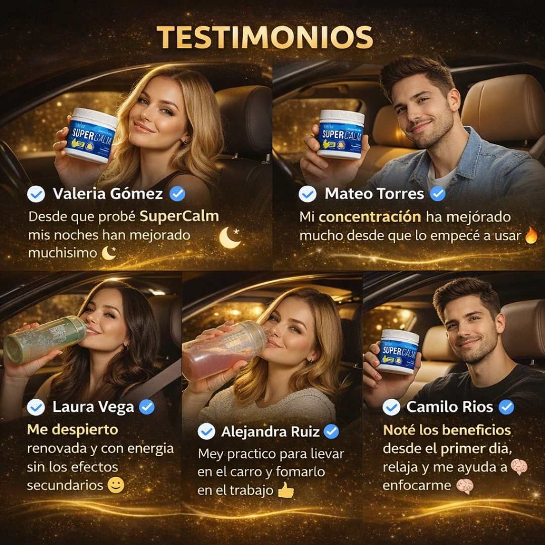 SuperCalm™ Limonada – Calma, Sueño y Enfoque Natural
