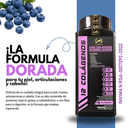 12 Colágenos Hidrolizados Premium 1200 g – Fórmula Total de Bienestar 💙