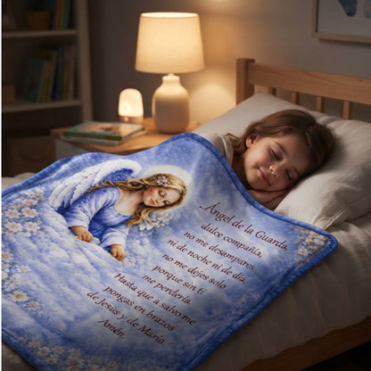 🧸🪽MANTA Cobija Ángel de la Guarda  – Dulces sueños y protección