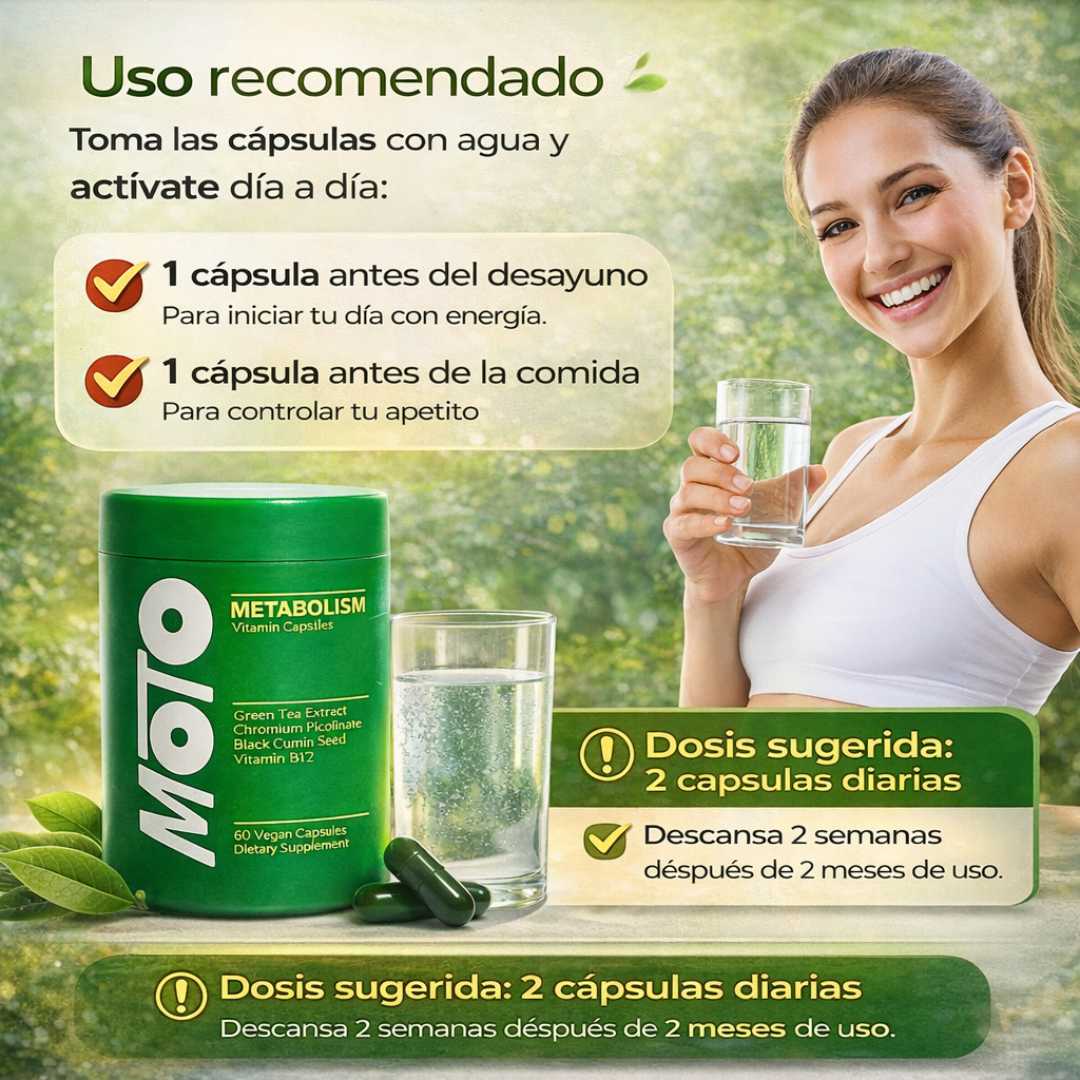 MOTO™ Metabolic Energy – 60 cápsulas 🔥