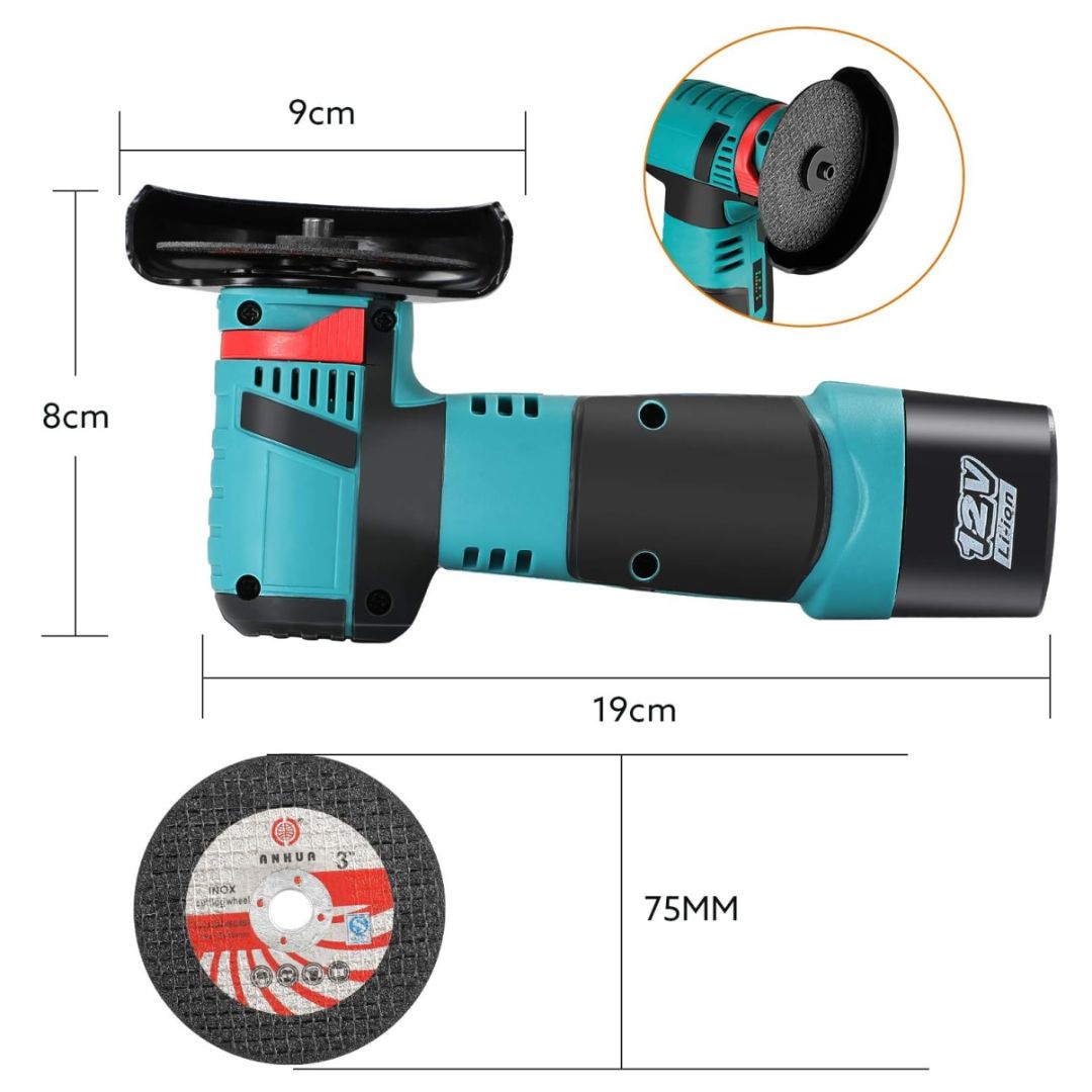🛠️ Pulidora Inalámbrica 12V – PowerCut Pro™ 🔋✨