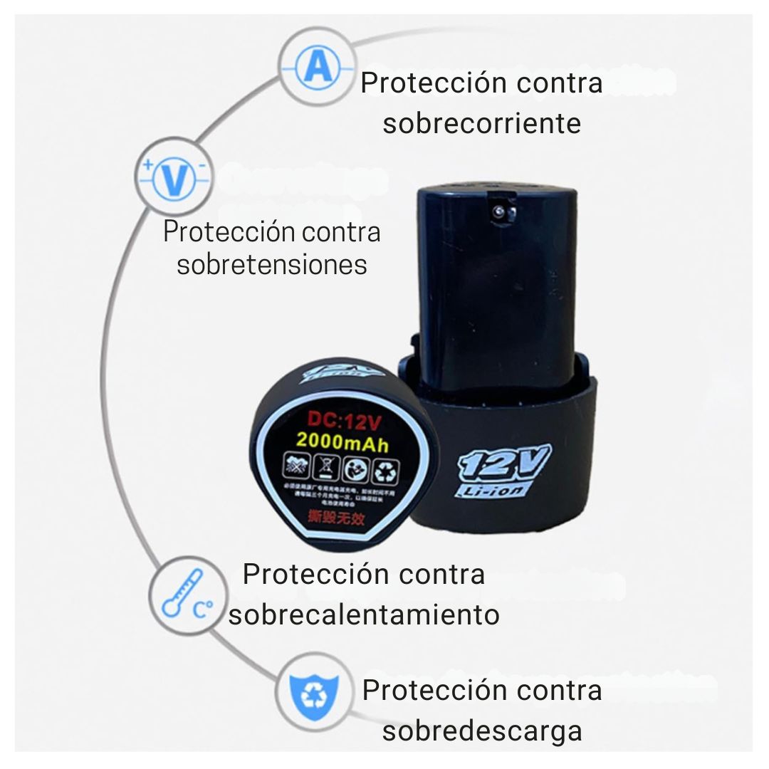 🛠️ Pulidora Inalámbrica 12V – PowerCut Pro™ 🔋✨