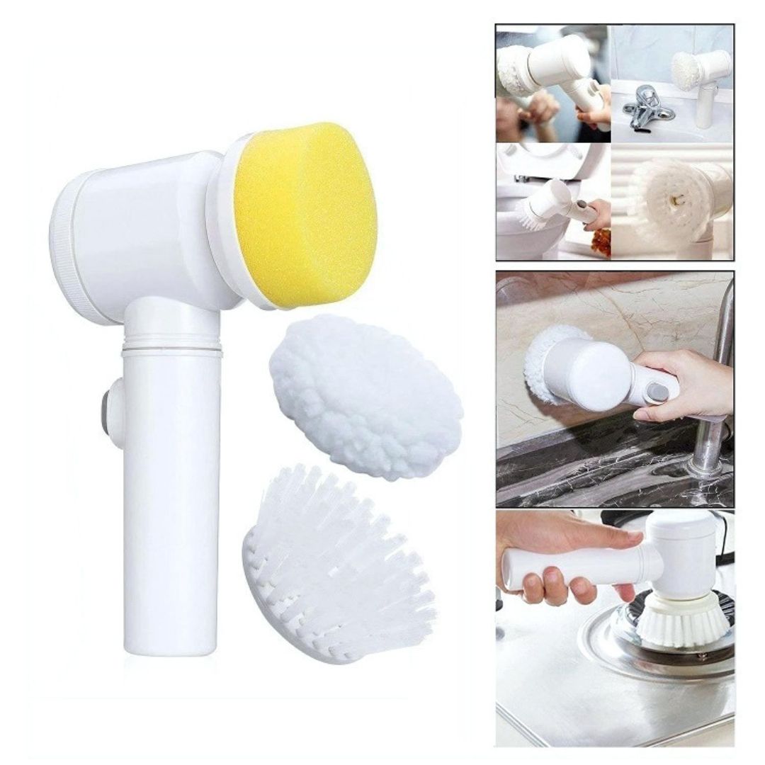 🌀 Cepillo Eléctrico Multifuncional 5 en 1 – CleanPro™ 🏡✨