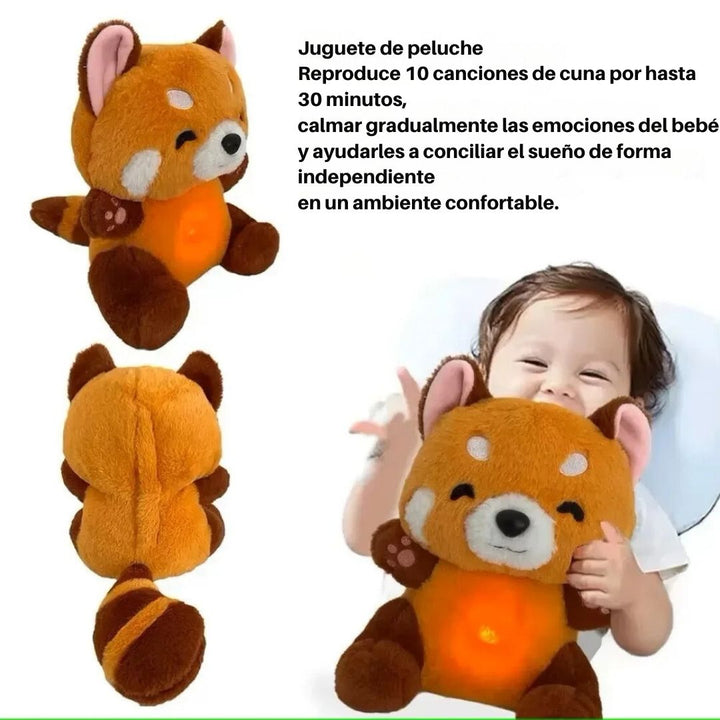 Peluche Panda Rojo Respirador - CozyBreath Buddy™  🧸💤