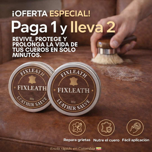 Fixleath™ Crema Renovadora de Cueros – Protección y Brillo Natural 🧴