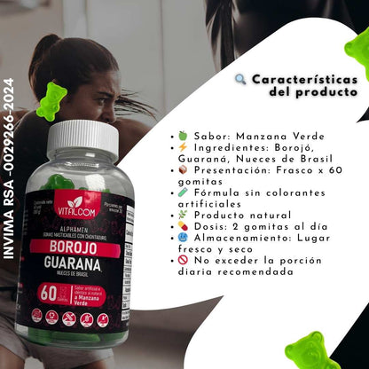 ALPHAMEN™ Energy Gummies x 60 – Energía y enfoque al instante ⚡