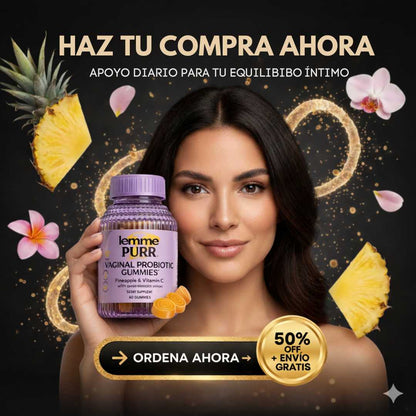 lemme Purr™ Probiótico Íntimo Femenino x 60 cápsulas 🌸