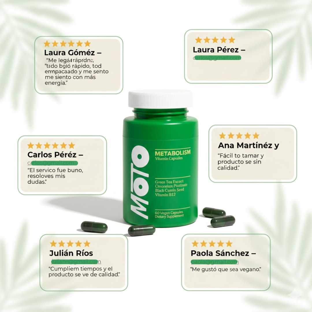 MOTO™ Metabolic Energy – 60 cápsulas 🔥