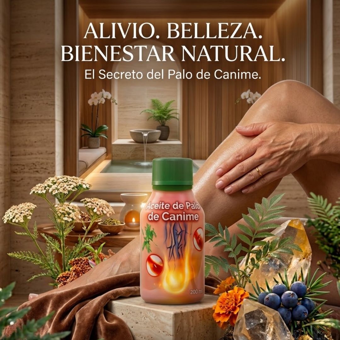 🌿 Aceite de Palo de Caníme  – Alivio Natural