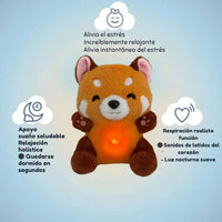 Peluche Panda Rojo Respirador - CozyBreath Buddy™  🧸💤