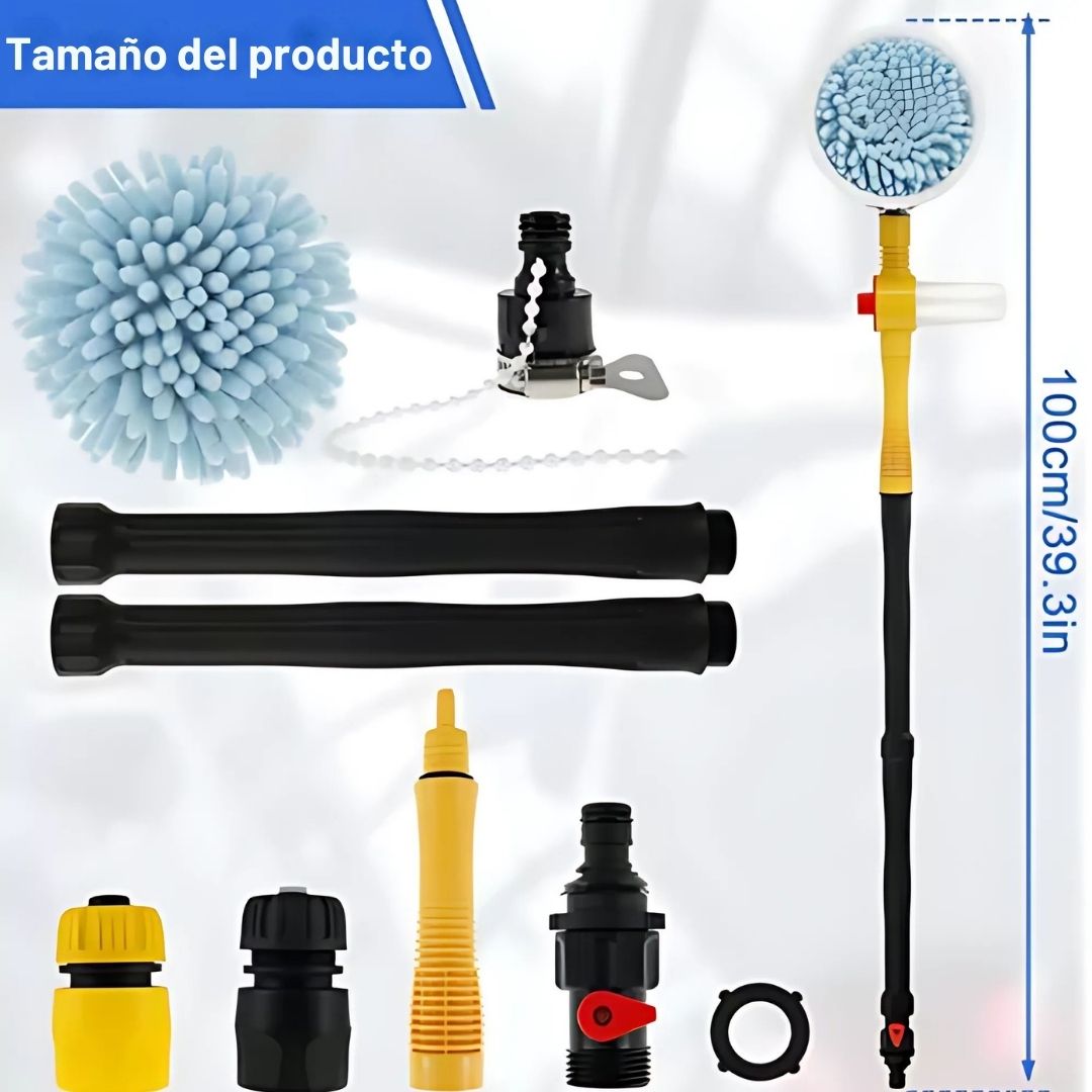 🧽 Cepillo de Limpieza Multifuncional 360° - AutoClean Pro™ 🚗💦