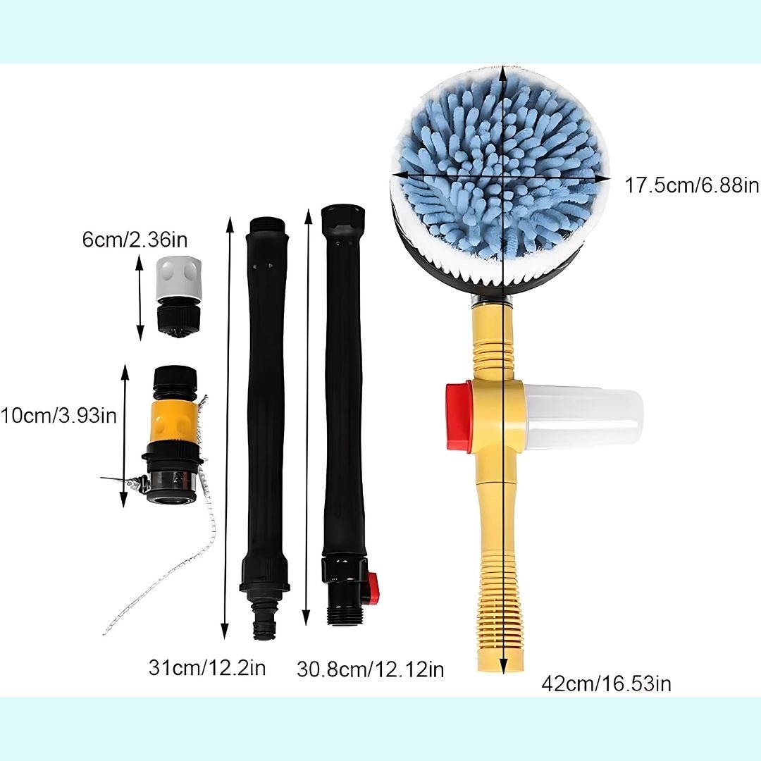🧽 Cepillo de Limpieza Multifuncional 360° - AutoClean Pro™ 🚗💦