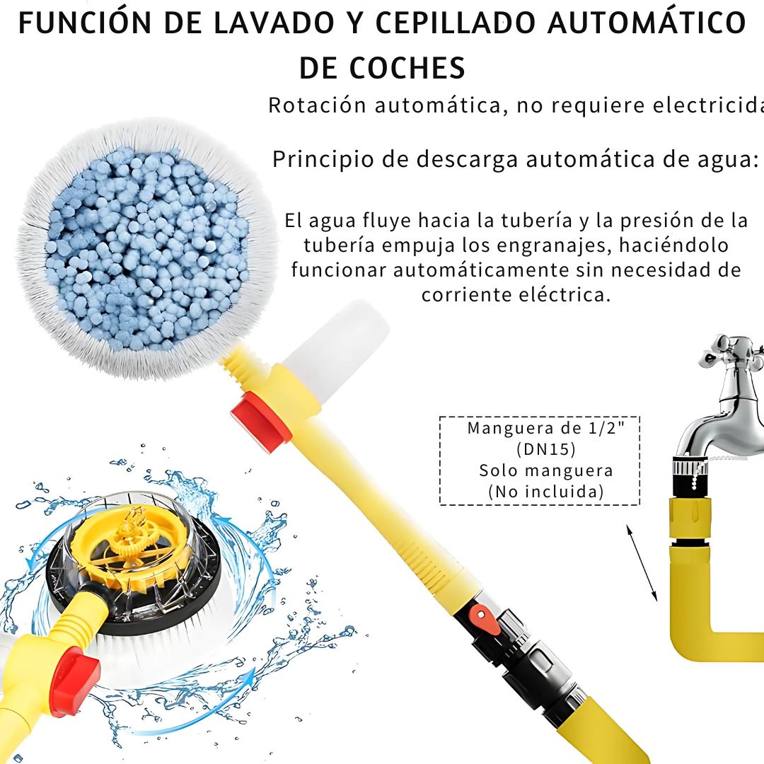 🧽 Cepillo de Limpieza Multifuncional 360° - AutoClean Pro™ 🚗💦