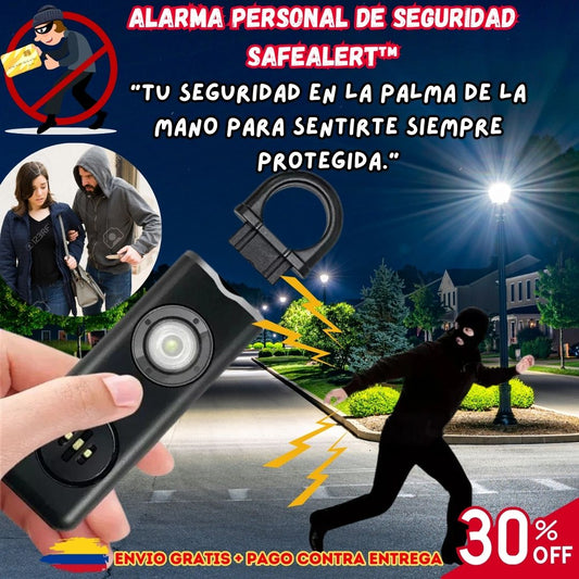 🛡️ Mini Alarma Personal de Seguridad – Protección Portátil Siempre Contigo 🔊🔐