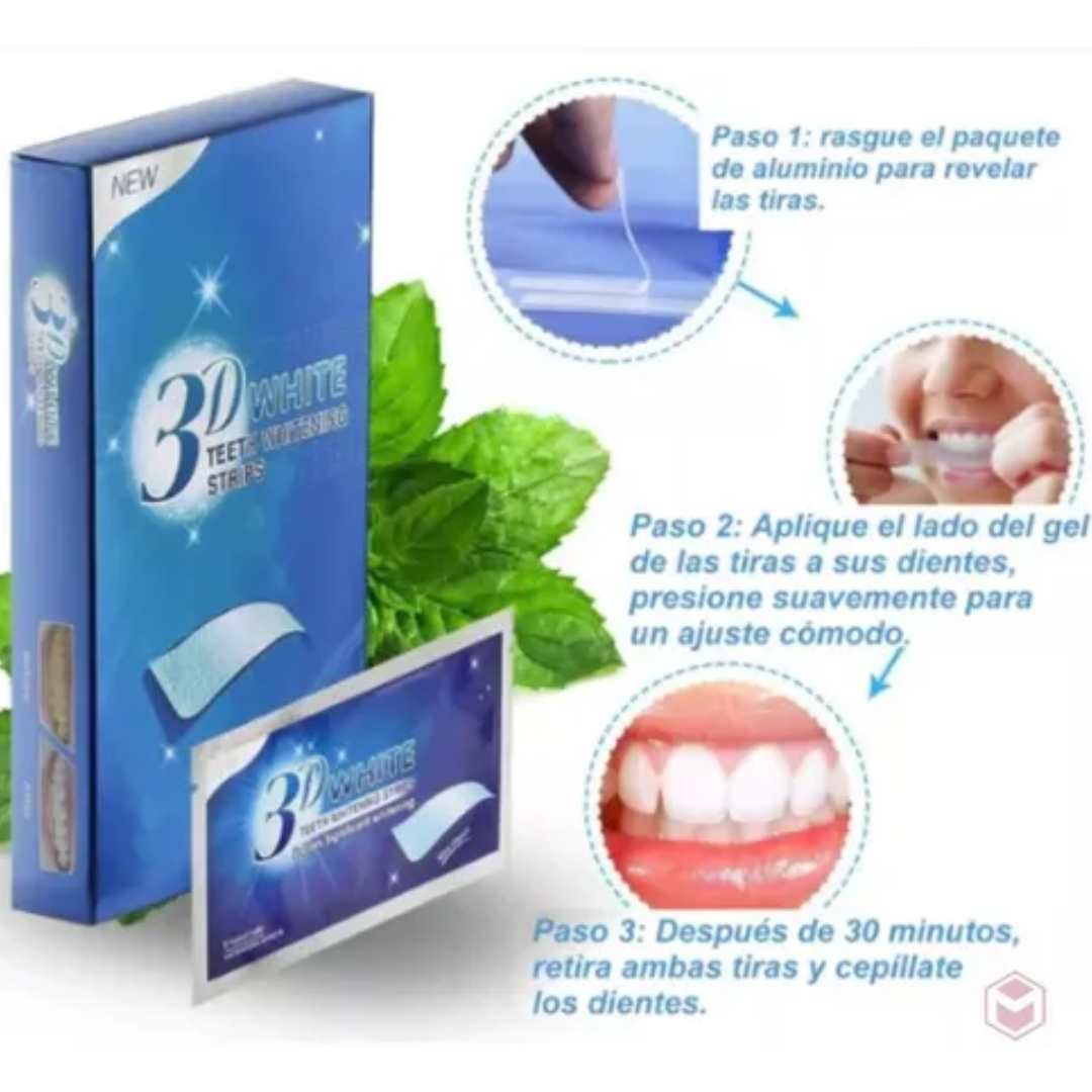 Láminas Blanqueadoras FreshMint™ 30g – Sonrisa Iluminada 😁✨