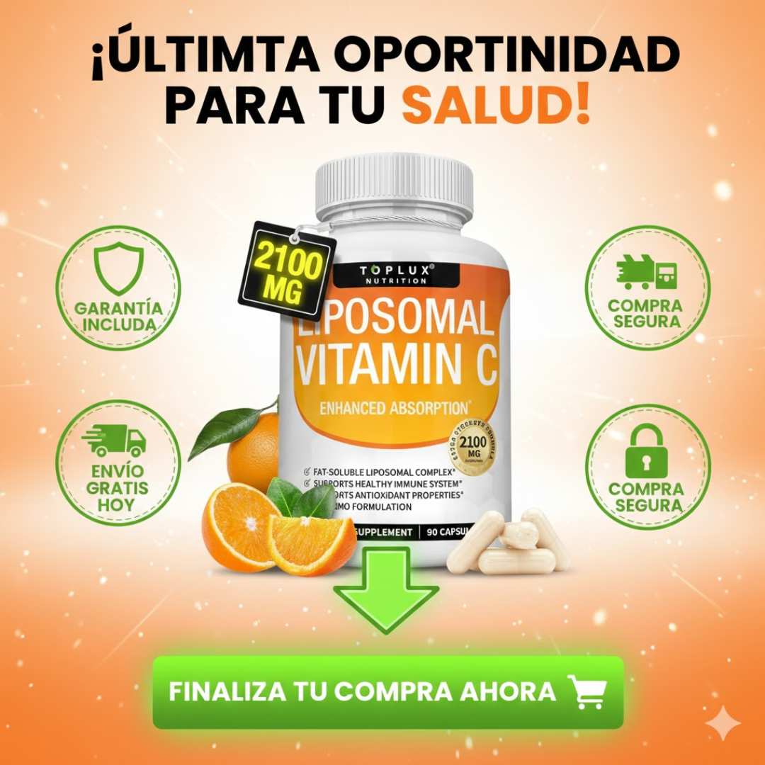 Liposomal Vitamina C™ 90 Cápsulas – Alta Absorción 🍊