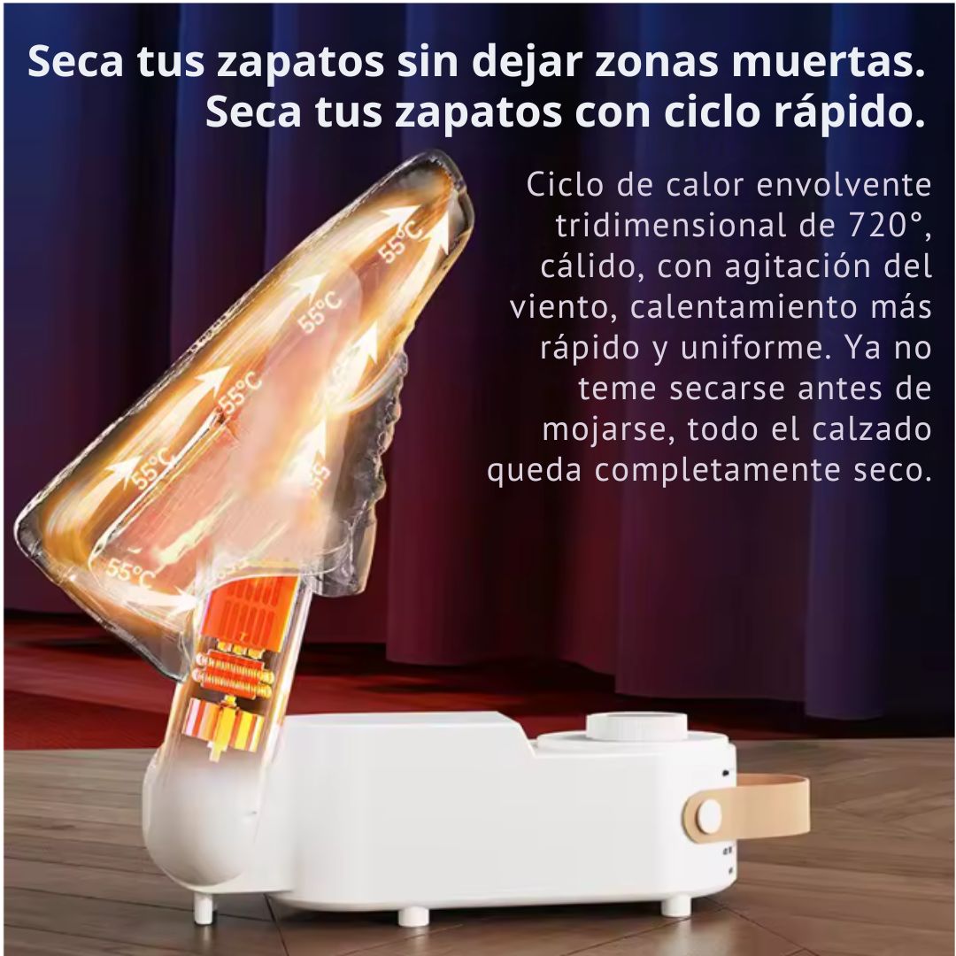 Secador de Zapatos 4 en 1 – Calor, Desinfección, Secado y Confort 💨👟