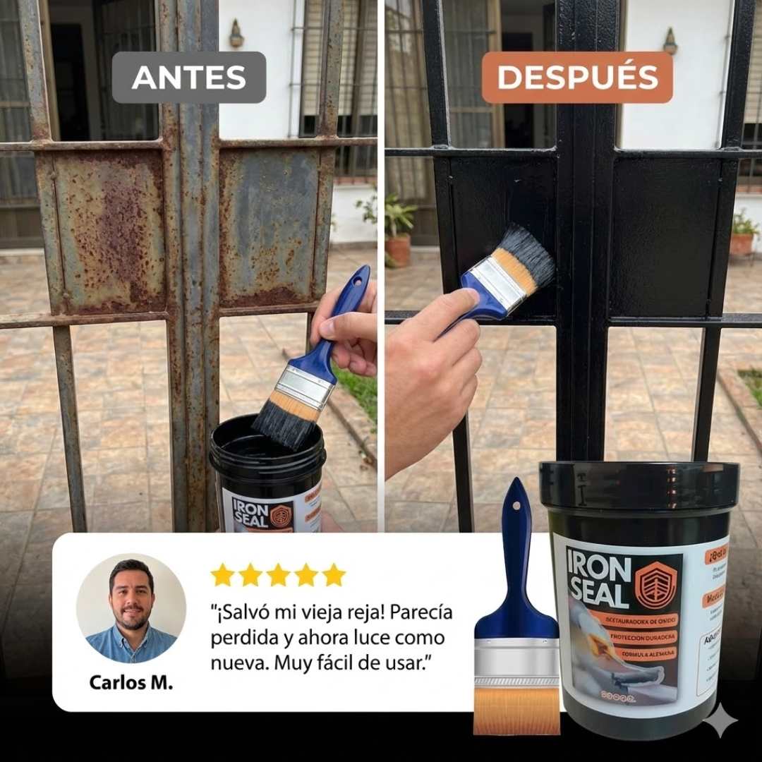 Iron Seal™ Sellante Antioxidante 500 g – Protección Total Contra el Óxido 🛡️
