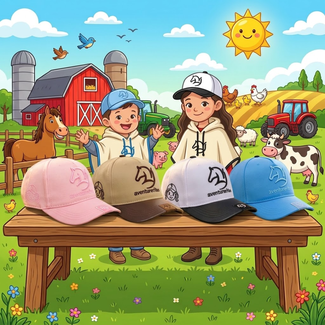 ♥️🐎Gorra Aventurerytos Yeison Jiménez – Edición La Cumbre para Niños